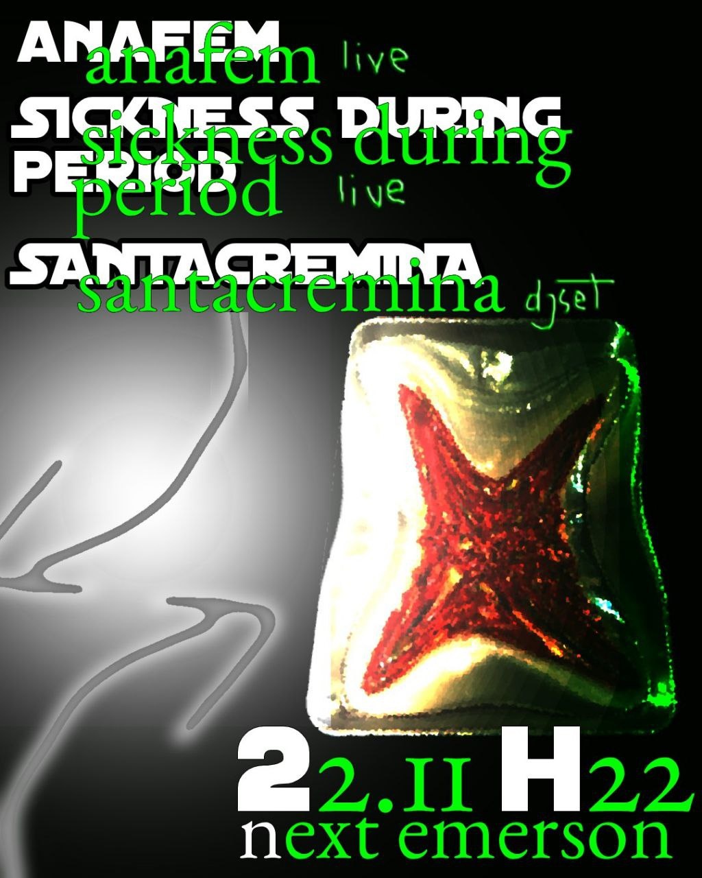 Anafem + Sickness during period + Santacremina