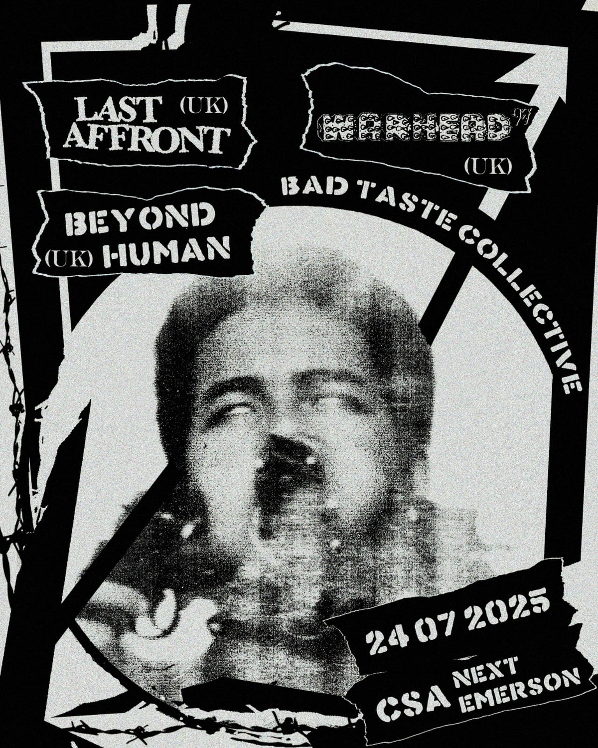  LAST AFFRONT (UK)  WARHEAD 97 (UK)  BEYOND HUMAN (UK)