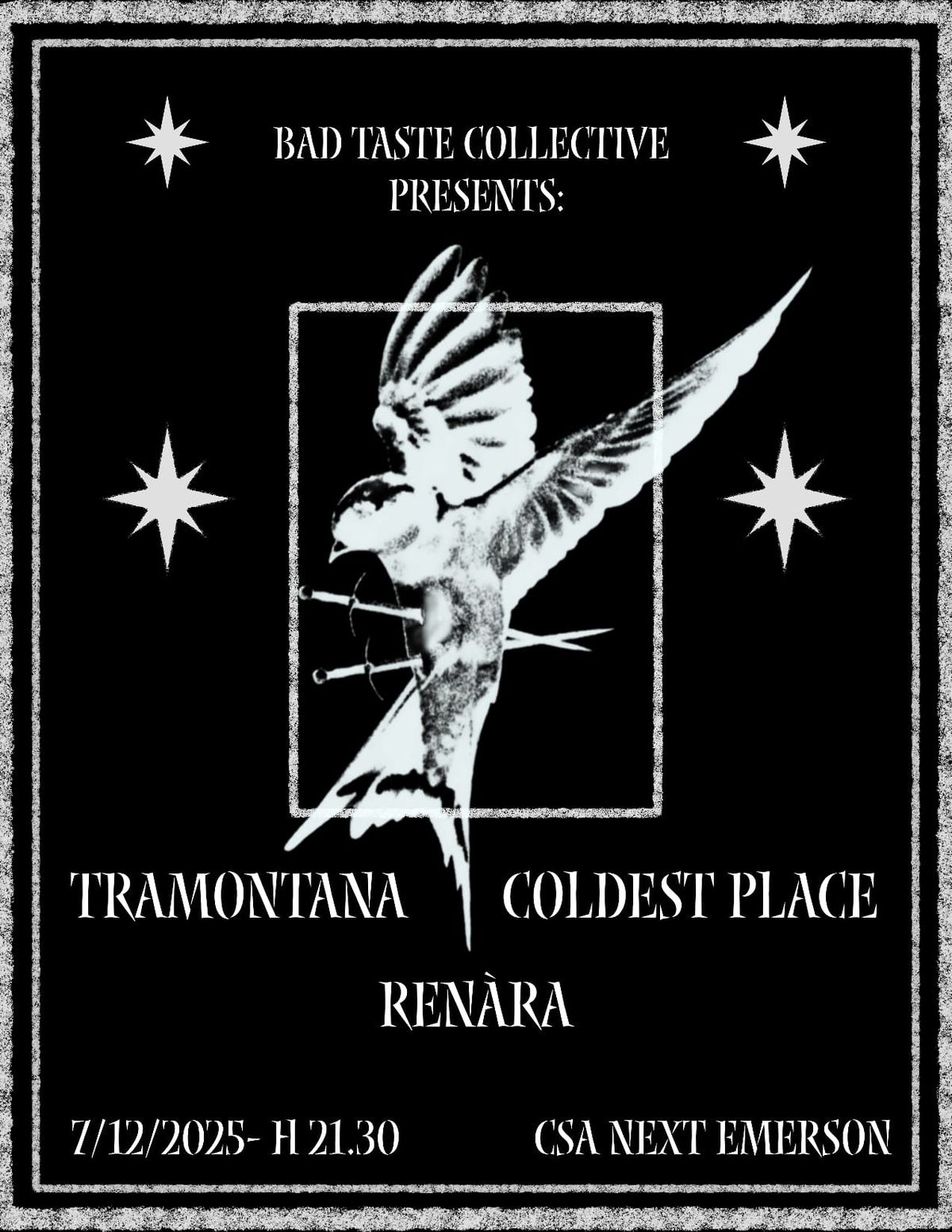 RENÀRA + TRAMONTANA + COLDEST PLACE @CSAnEXtEmerson