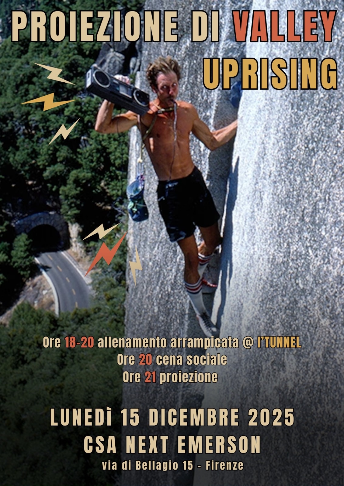 Lunedì all’Emerson - Proiezione di Valley Uprising