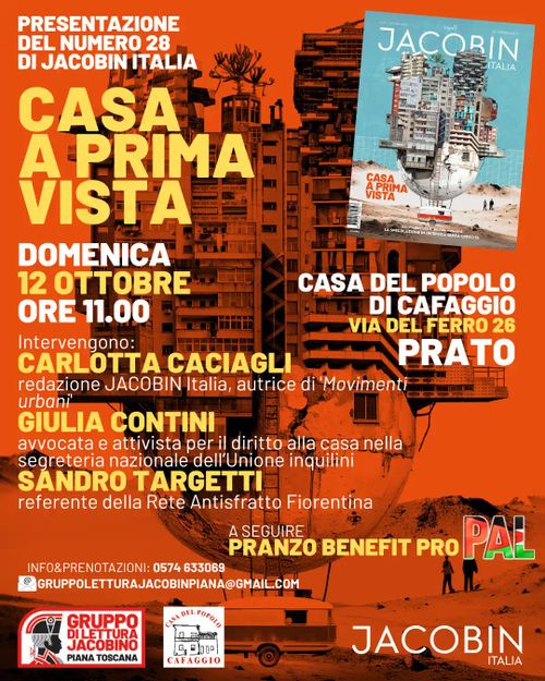 PRESENTAZIONE del n.28 della rivista 📖 JACOBIN Italia *CASA A PRIMA VISTA*