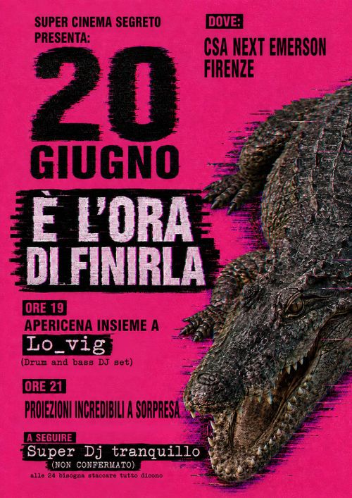 Super cinema segreto - E' l'ora di finirla