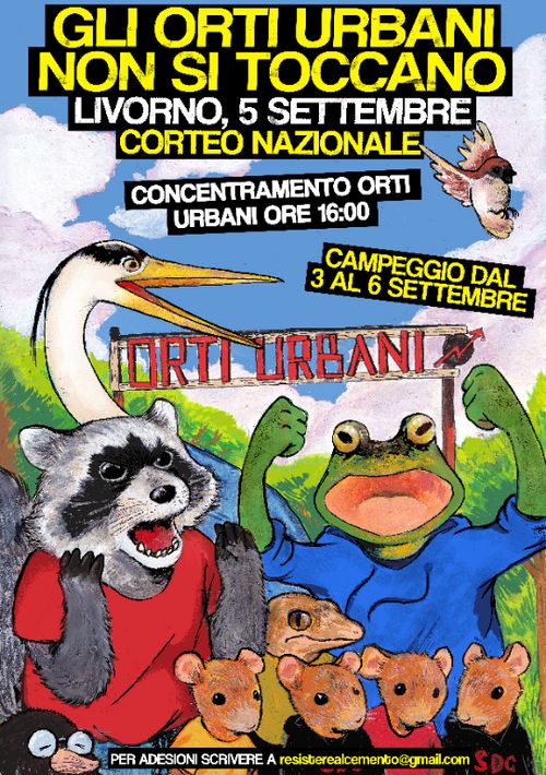 Corteo nazionale orti urbani