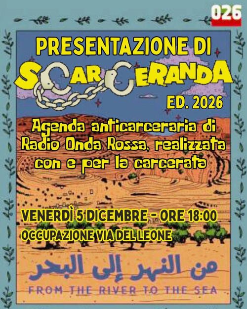 PRESENTAZIONE DI SCARCERANDA 2026
