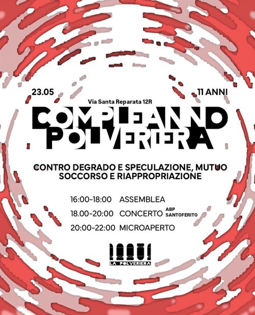 CONTRO DEGRADO E SPECULAZIONE, MUTUO SOCCORSO E RIAPPROPRIAZIONE 