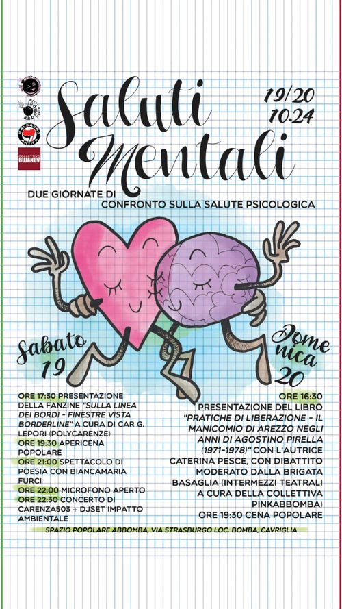 SALUTI MENTALI - DUE GIORNI DI CONFRONTO SULLA SALUTE PSICOLOGICA