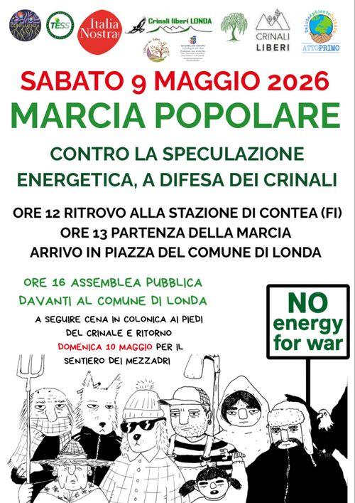 Marcia popolare - Contro la speculazione energetica, a difesa dei crinali