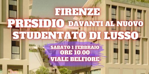 PRESIDIO al Nuovo Studentato di Lusso in viale Belfiore