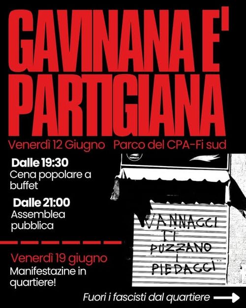 Gavinana è partigiana: assemblea preparatoria