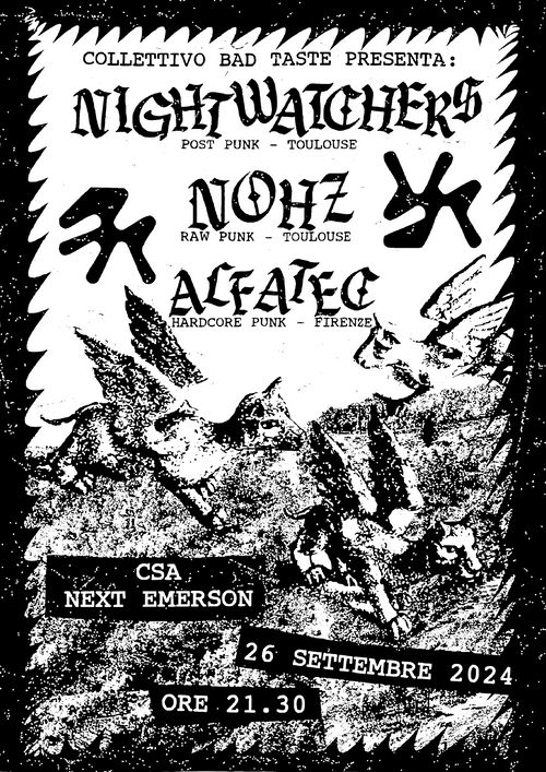 Nightwatchers + Nohz + Alfatec