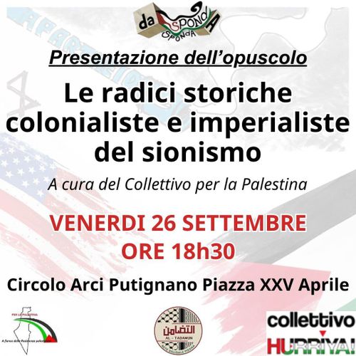 Le radici storiche colonialiste e imperialiste del sionismo
