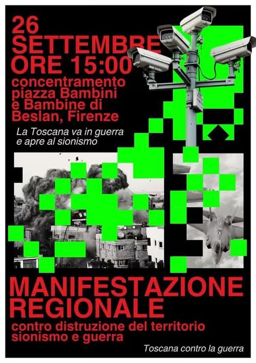 Contro la Guerra: Manifestazione Regionale