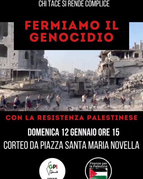 FERMIAMO IL GENOCIDIO - Corteo