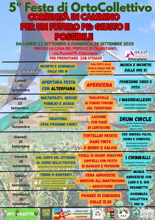 festa di orto collettivo