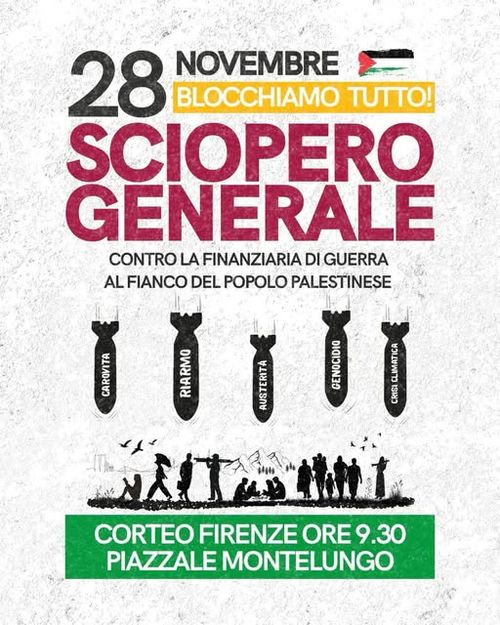sciopero generale 28 Novembre