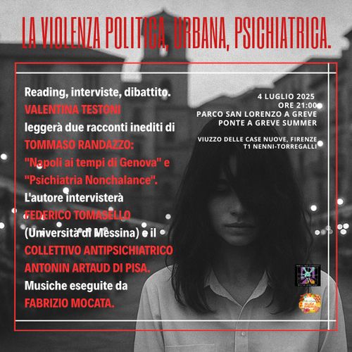 LA VIOLENZA POLITICA, URBANA, PSICHIATRICA 