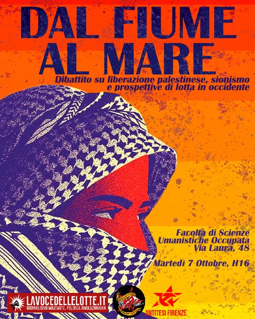 Dal Fiume Al Mare - Dibattito su liberazione palestinese, sionismo e prospettive di lotta in occidente