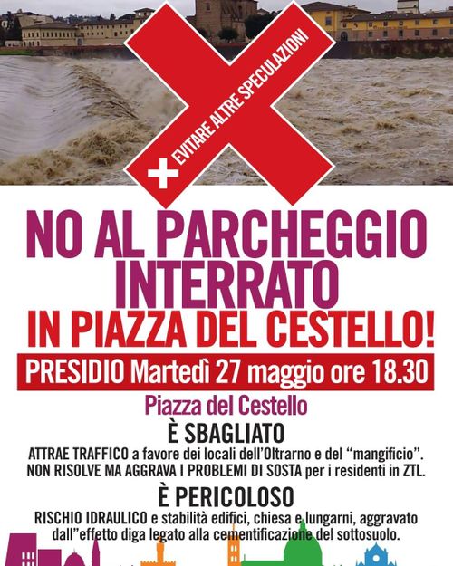 No al Parcheggo interrato in Piazza Cestello