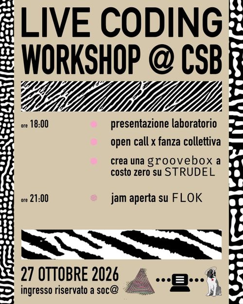 LIVE CODING WORKSHOP @ CSB