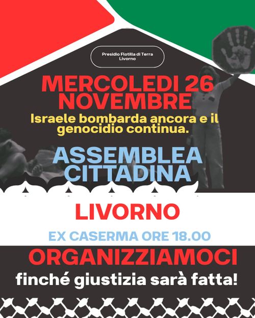 Assemblea flottilla di terra 