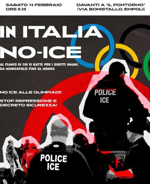 🚩 Empoli corteo No ICE Stop repressione No dl sicurezza 