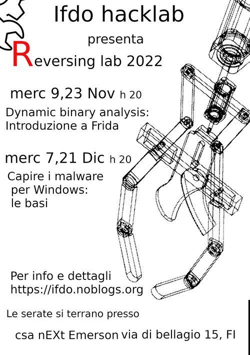 Ifdo hacklab - Reversing Lab