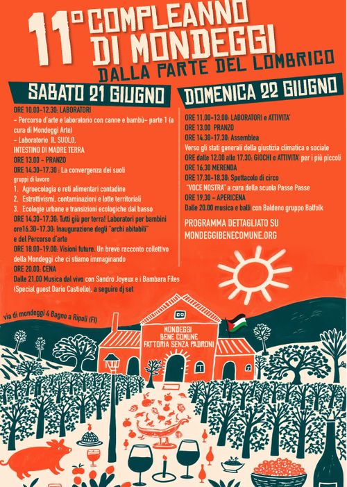 Undicesimo compleanno di Mondeggi - Dalla parte del lombrico