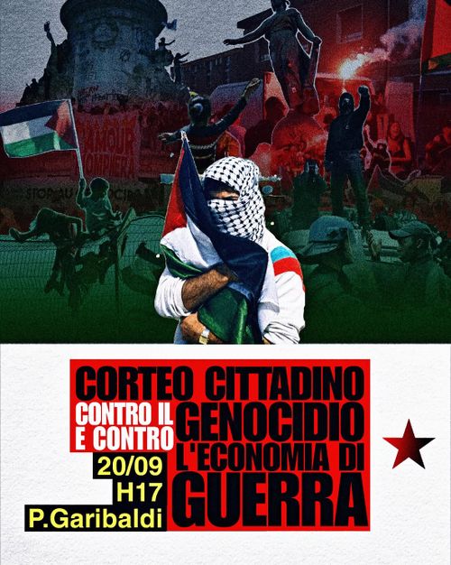 Corteo cittadino contro genocidio e economia di guerra