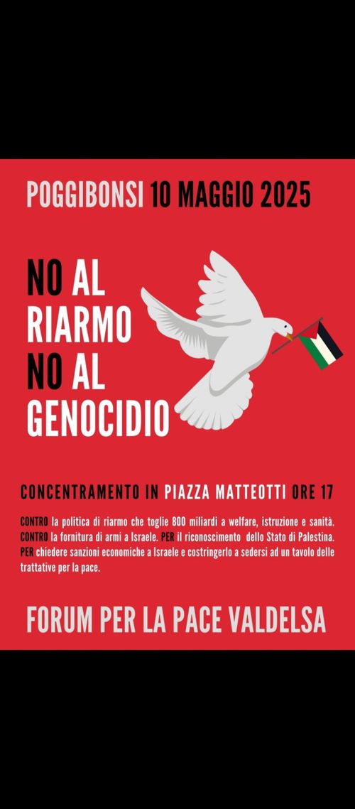 Passeggiata Rumorosa NO al Genocidio NO al riarmo