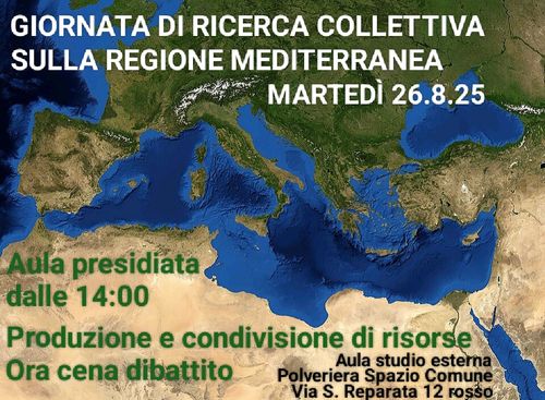 Aula studio: ricerca collettiva sulla regione mediterranea