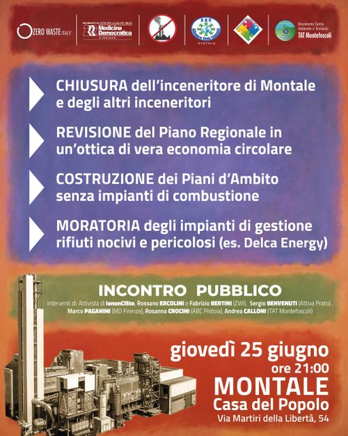 No inceneritori : incontro a Montale