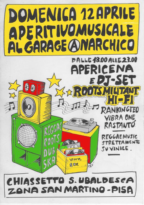Aperitivo musicale al Garage anarchico