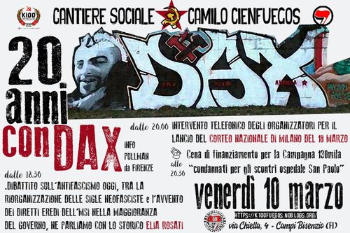 20 anni con Dax - Antifascismo oggi