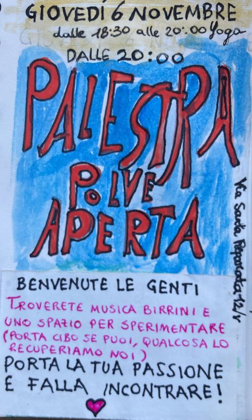 PALESTRA POLVE APERTA