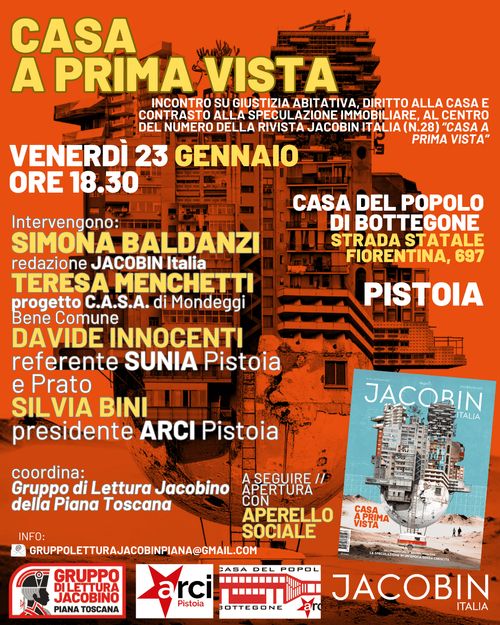 PRESENTAZIONE del n.28 della rivista JACOBIN Italia 📖 *CASA A PRIMA VISTA*