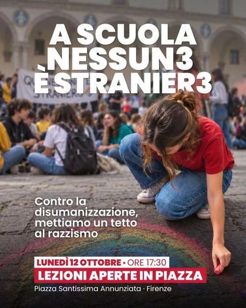 A SCUOLA NESSUN3 È STRANIER3