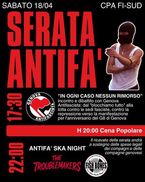 In ogni caso nessun rimorso - Antifa' ska-night