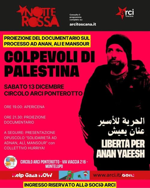 COLPEVOLI DI PALESTINA
