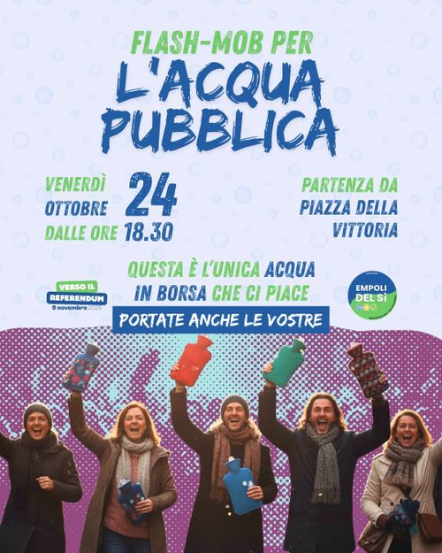Flash Mob per L'ACQUA PUBBLICA