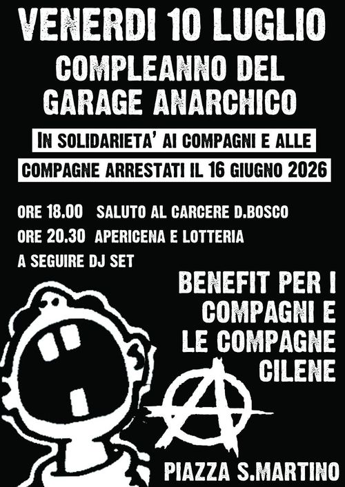 Compleanno del Garage anarchico