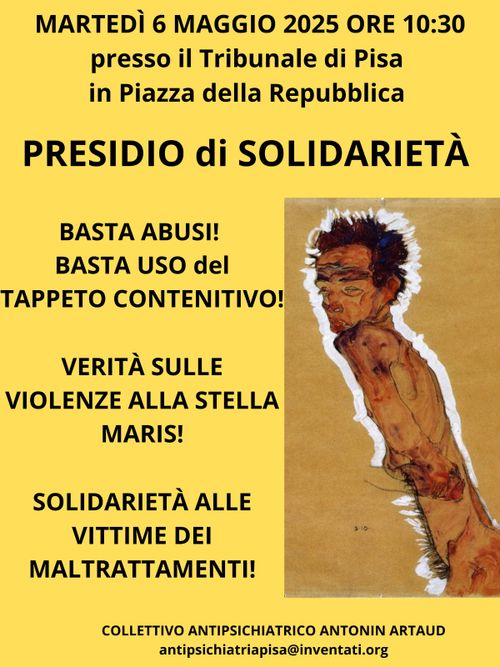 Processo Stella Maris: presidio di solidarietà con le vittime dei maltrattamenti