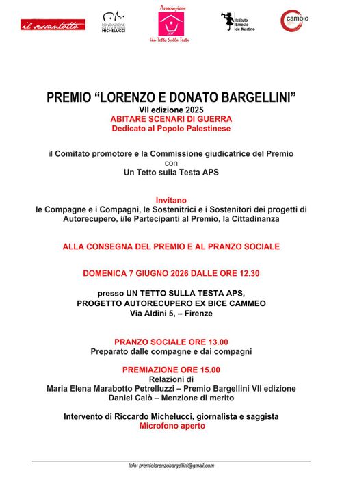 Premio "Lorenzo e Donato Bargellini"