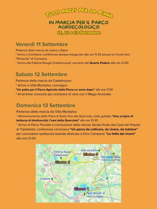 Marcia per il Parco della Piana