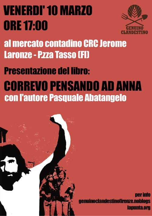 Presntazione del libro: "Correvo pensando ad Anna" Con l'autore Pasquale Abatangelo