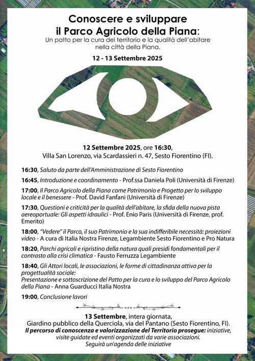 Conoscere e Sviluppare il Parco Agricolo della Piana
