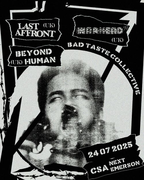  LAST AFFRONT (UK)  WARHEAD 97 (UK)  BEYOND HUMAN (UK)