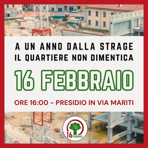 Un anno dalla strage di via Mariti