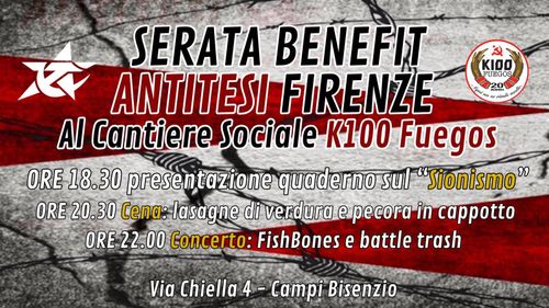 Serata Benefit Antitesi Firenze