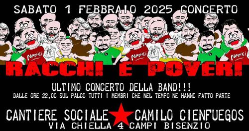 Ultimo concerto dei RACCHI E POVERI