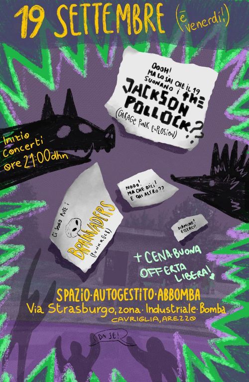 THE JACKSON POLLOCK+BRAINVADERS IN CONCERTO ABBOMBA!